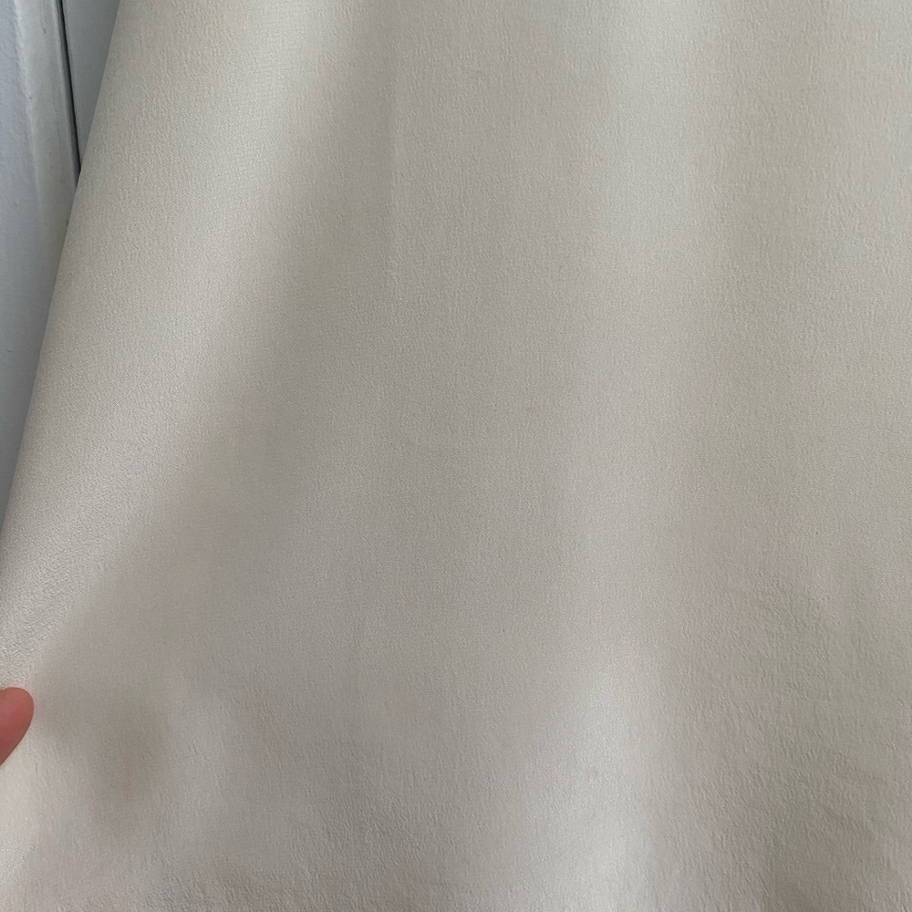 Cream Silk Racer Back Top - Picture 5 of 5
